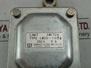 Limit Switch 250v Sakamoto Electric  Part Number Lwzo-110t4