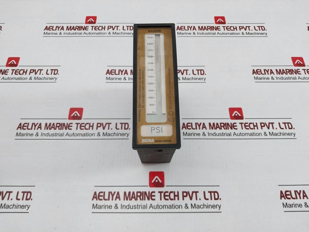 Linear Combined Indicator 0000 To 5500 Psi By Beka Associates Ba326b