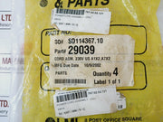 Liquid Metronics Division 29039 Power Cord Assembly 