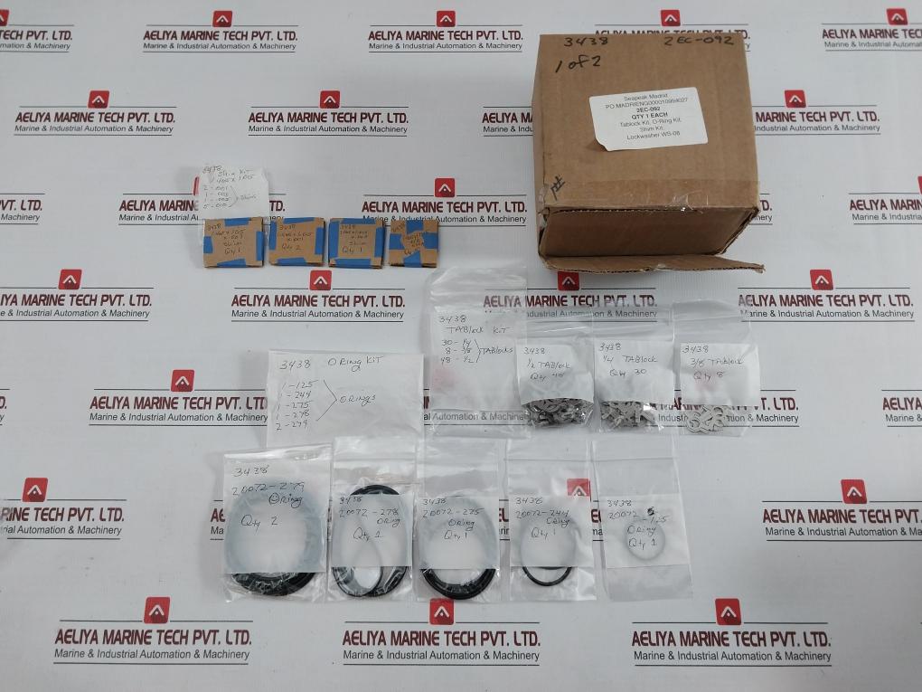 Lock Washer Kit Shims & O-Ring Tablock  2ec-092