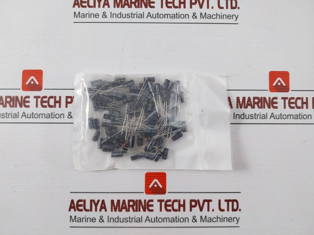 Lot Of 100x 50v Aluminium Electrolytic Capacitor Rs 711-1422