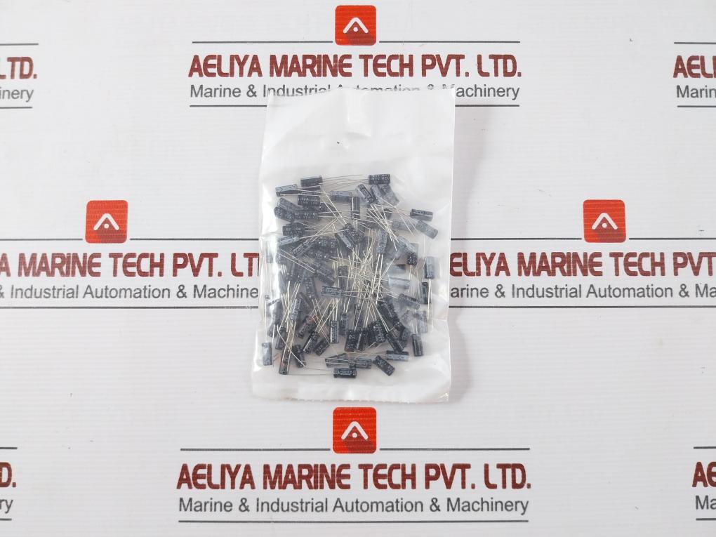 Lot Of 100x 50v Aluminium Electrolytic Capacitor Rs 711-1422