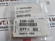 Lot of 10X Agilent Technologies 5180-4105 Brass Nut 1/4