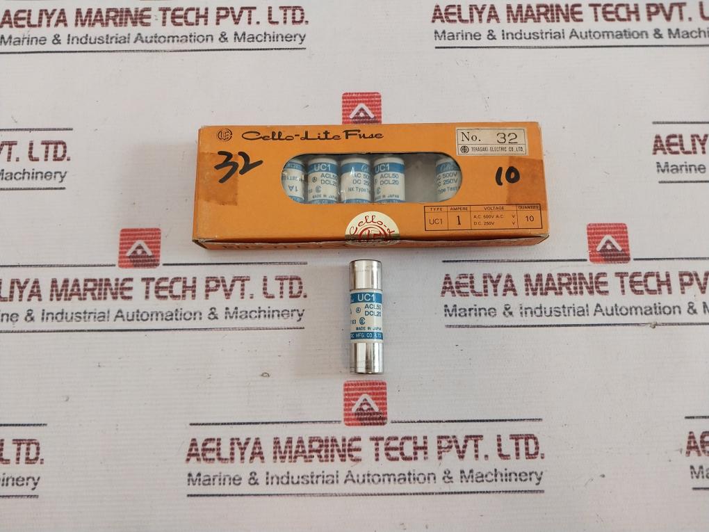 Lot of 10X Cello-lite Fuse UC1 Ac 500V