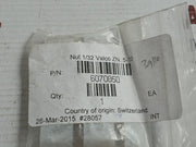 Lot Of 10X Compression Screws/Nut 1/32 Brand Valco 6070850