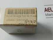 Lot Of 10X Legris 3183 04 00 Plug In Run Tee W/Plastic Tailpiece-od 4 4 Mm