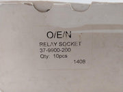 Lot of 10X O/E/N 37-9900-200 Relay Socket