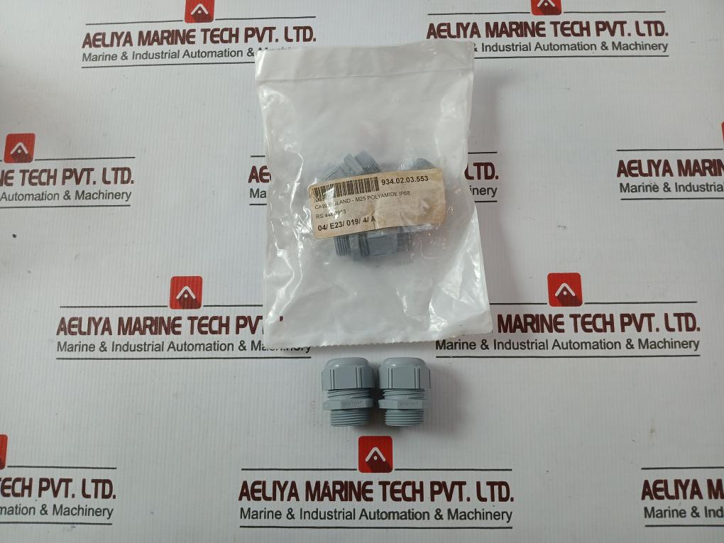 Lot of 10X SKINTOP M25X1.5 Polyamide Cable Gland Grey