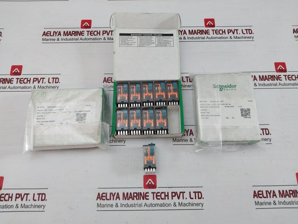 Lot Of 10x 792xdx3m4l-24d Power Relay 24 Vdc Brand Schneider Electric