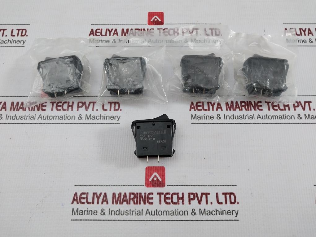 Lot Of 10x Frn91-12bb Rocker Switch By Honeywell 12v