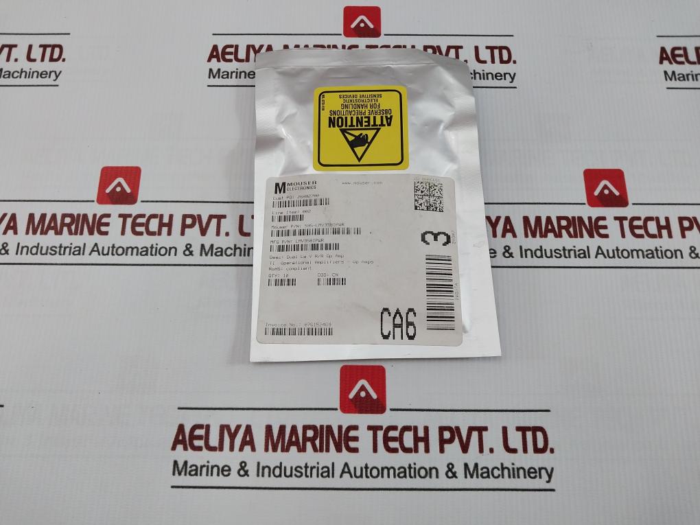 Lot Of 10x Operational Amplifier Mouser 595-Lmv358ipwr