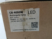 Lot Of 10x Rectangular Lamp 12-24v D.C/A.C Hanyoung Nux Cr40-D0w