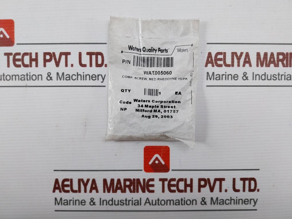 Lot Of 10x Waters Compression Screw Wat005060