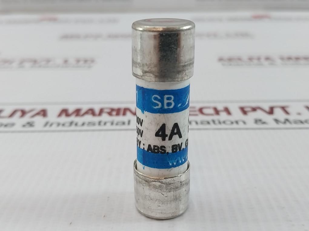 Lot Of 11x Sb-C1 Cylindrical Cartridge Fuse 4a By Sb Fuse