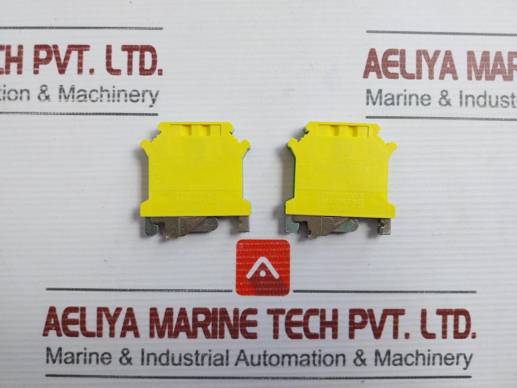 Lot Of 15x Protective Conductor Terminal Block Phoenix Contact Uslkg 10