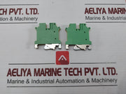 Lot Of 17x Phoenix Contact Protective Conductor Terminal Block Uslkg 5