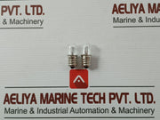 Lot Of 25X 790522 Lamp Pilot Tubular Clear 30V