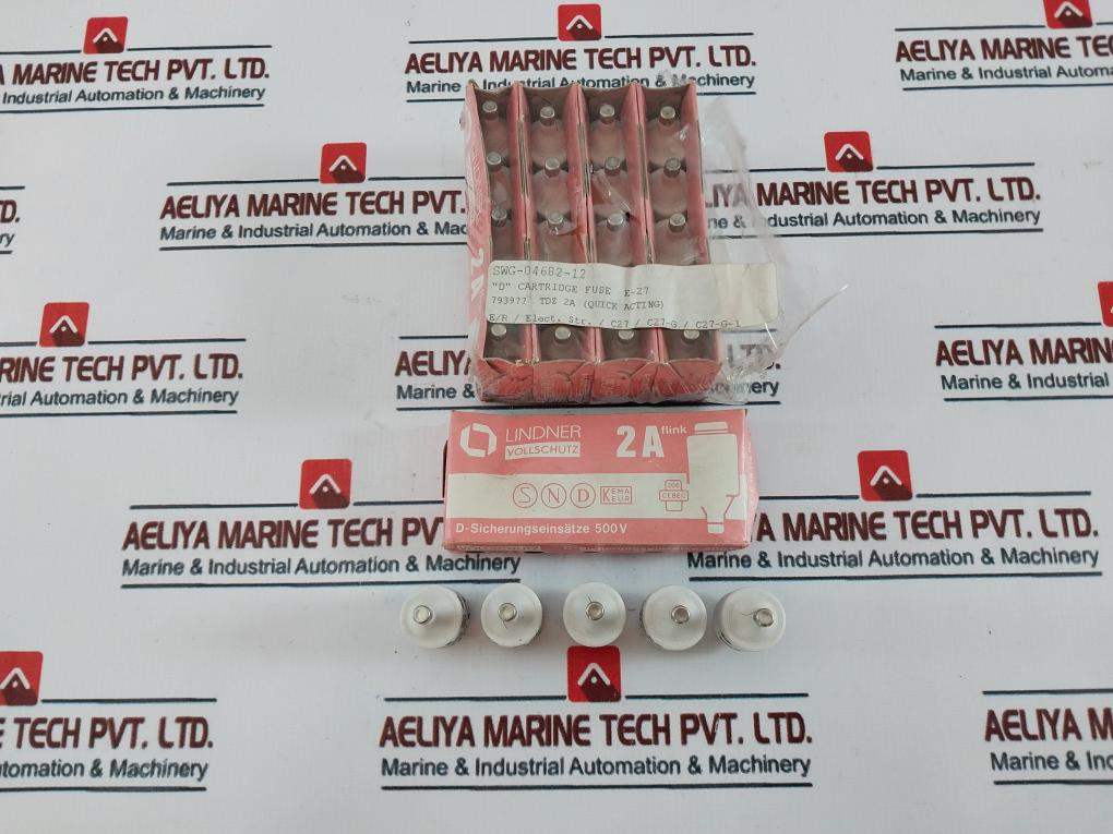 Lot of 25X Lindner 2A 500V Bottle Fuse 6230