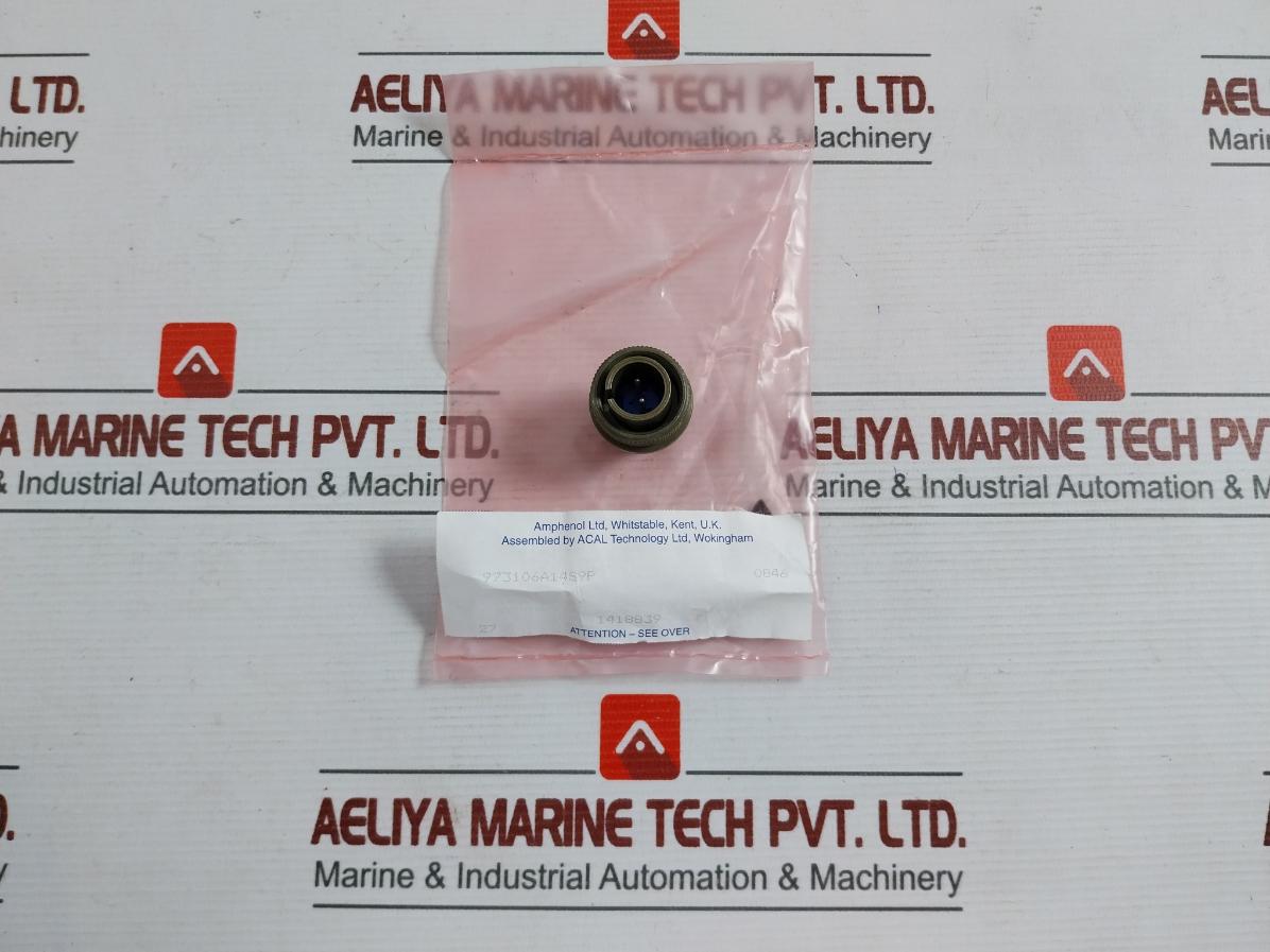 Lot Of 2X Amphenol 14S-9Pf Thermocouple Plug 2 Pin