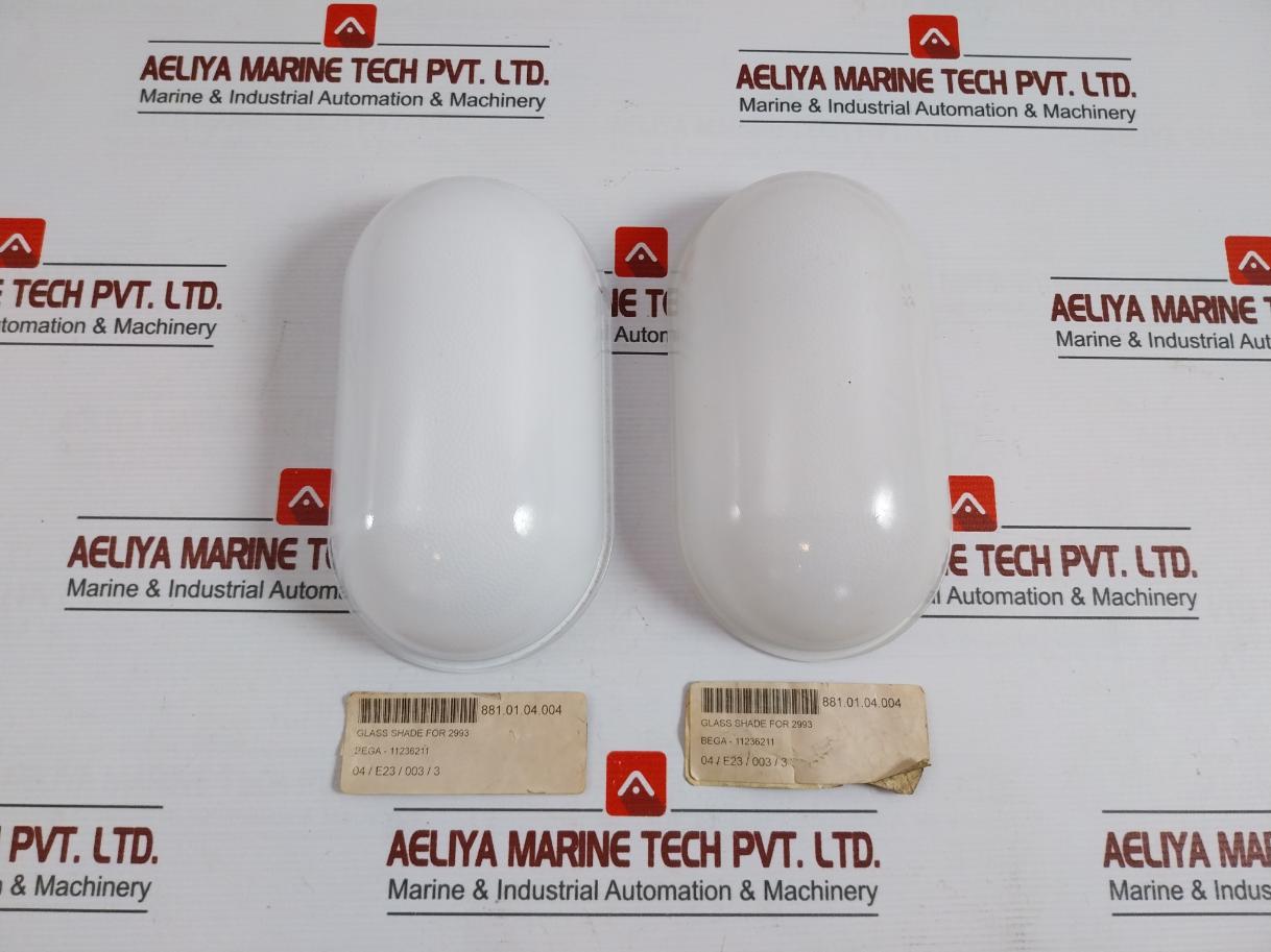 Lot Of 2X Bega 11236211 Glass Shade For 2993