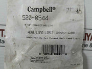 Lot Of 2X Campbell 520-0544 5/16” Connecting Link Work Load Limit 2000 Lbs