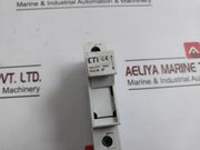 Lot of 2X ETI VLC10 1P AC-22B Fuse Holder Terminal MAX.3W