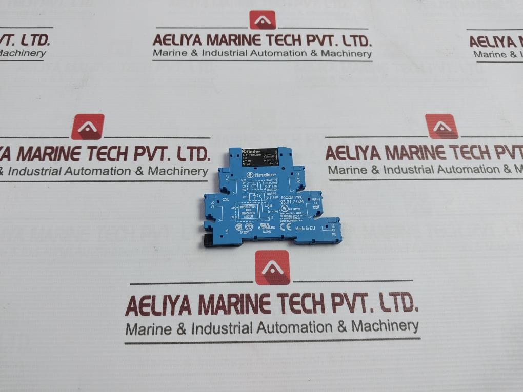 Lot Of 2x Finder 93.01.7.024 Relay Socket 250 V 6a