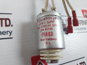 Lot Of 2X Frako Elko 4700µF/4700Uf Capacitor 40V-gpf