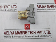 Lot Of 2X Idec Rh2B-ul Power Relay With Base Ac220V 7.5A Sh2B-05C 120Vac