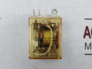 Lot Of 2X Idec Rh2B-ul Power Relay With Base Ac220V 7.5A Sh2B-05C 120Vac
