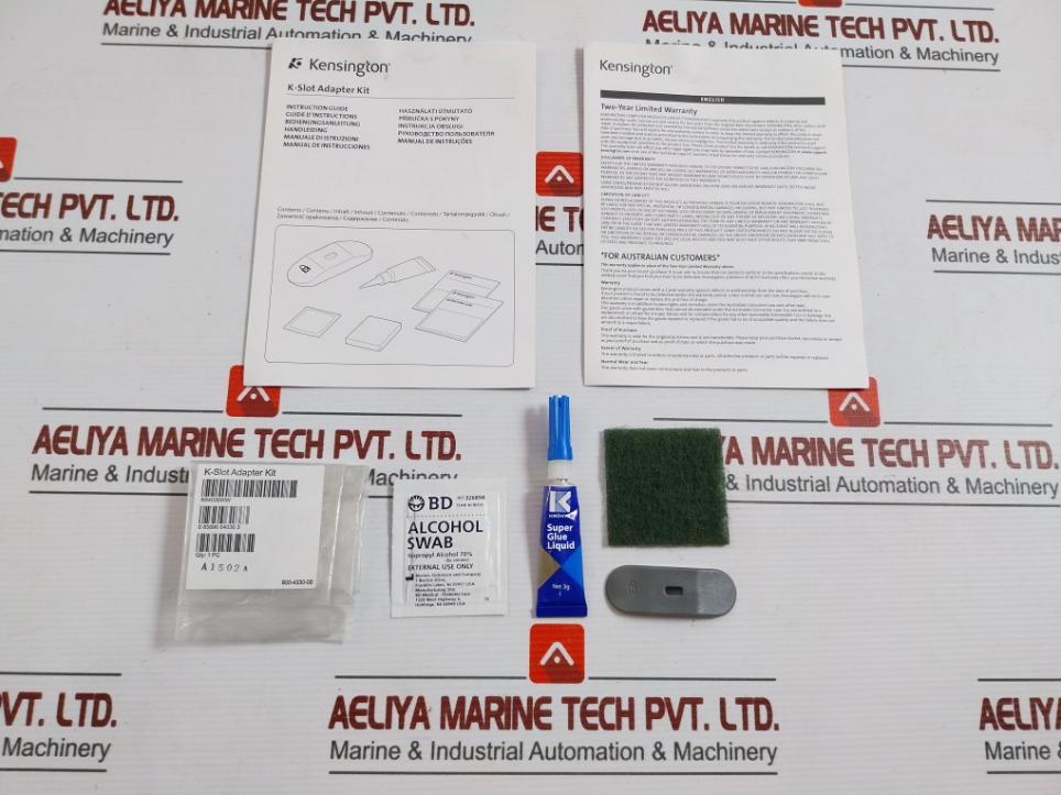 Lot Of 2X Kensington K64036Ww K-slot Adapter Kit A1502A