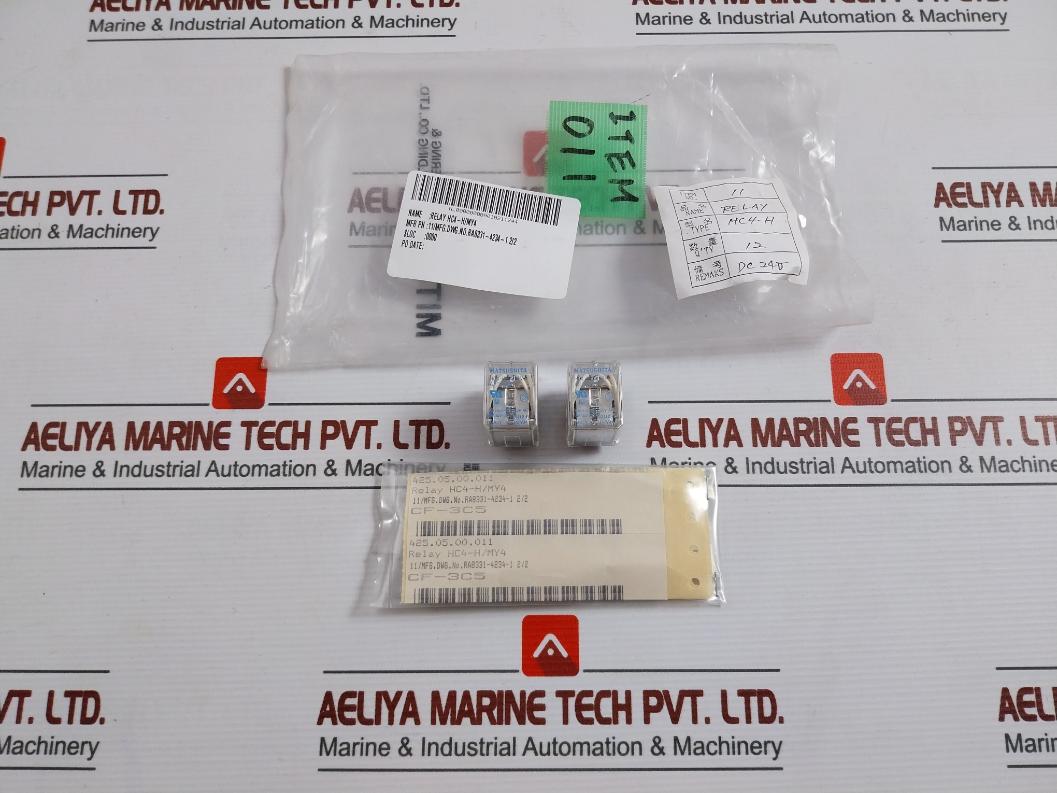 Lot of 2X MATSUSHITA HC4-H-DC24V Relay