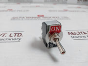 Lot Of 2X MULTICOMP MCR13-28A-01 Toggle Switch On-Off Spst Non Illuminated