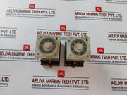 Lot of 2X OMRON H3CR-A Timer Relay with Base 0-30Sec 24-48VAC