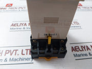 Lot of 2X OMRON H3CR-A Timer Relay with Base 12-48VDC 50/60HZ