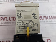 Lot of 2X OMRON  H3CR-A Timer With Base 0-3 Sec 24VDC/AC