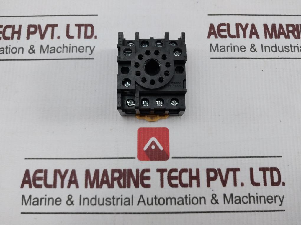 Lot Of 2X Omron Pf113A-e Socket Din Rail/Surface Mounting 10A 250V~