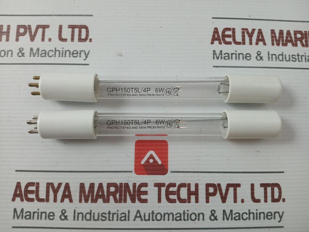 Lot Of 2X Part No. Gph150T5L/4P New Condition Uv Lamp 6W