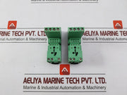 Lot of 2X Phoenix Contact 28 33 576 DIN Rail Relay Socket 12A 300VAC