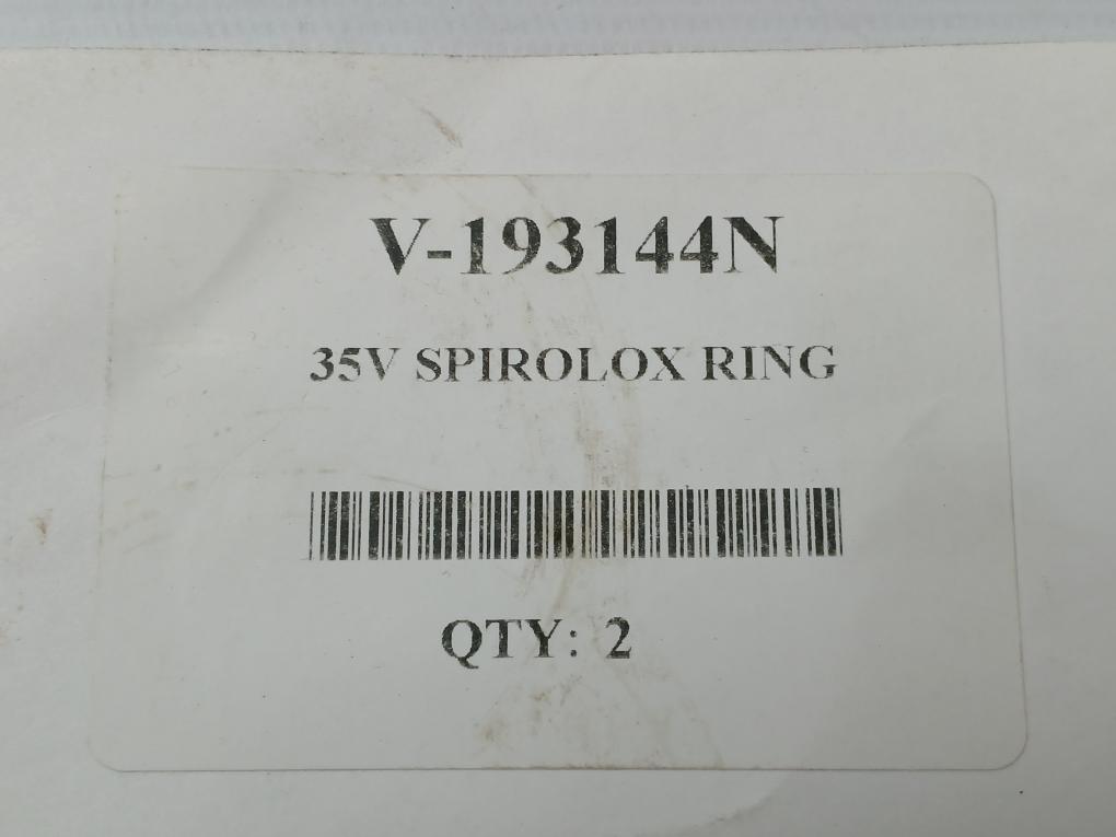 Lot Of 2X Retaining/Snap Ring V-193144N Spirolox - New