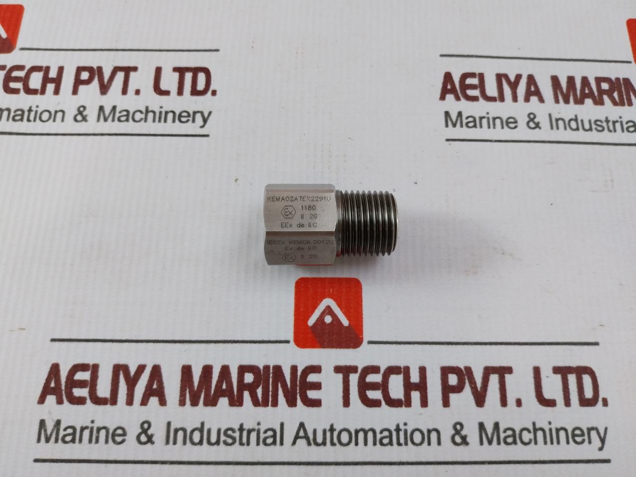 Lot Of 2X Rosemount 00444-0282 Hydraulic Adapter Fitting M20 1/2-14A Npt