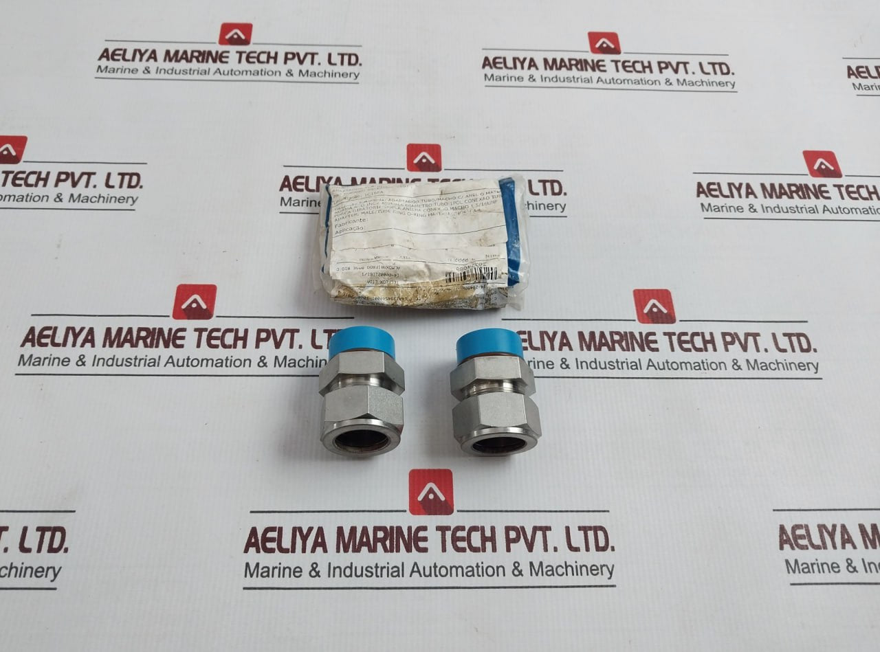 Lot Of 2X Swagelok 316-sae Stainless Steel Aisi 316 Tube/Male Ac Adapter