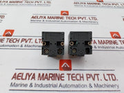 Lot of 2X Teknic 2 LHLR 240 Ac Illuminated Pushbutton 1308