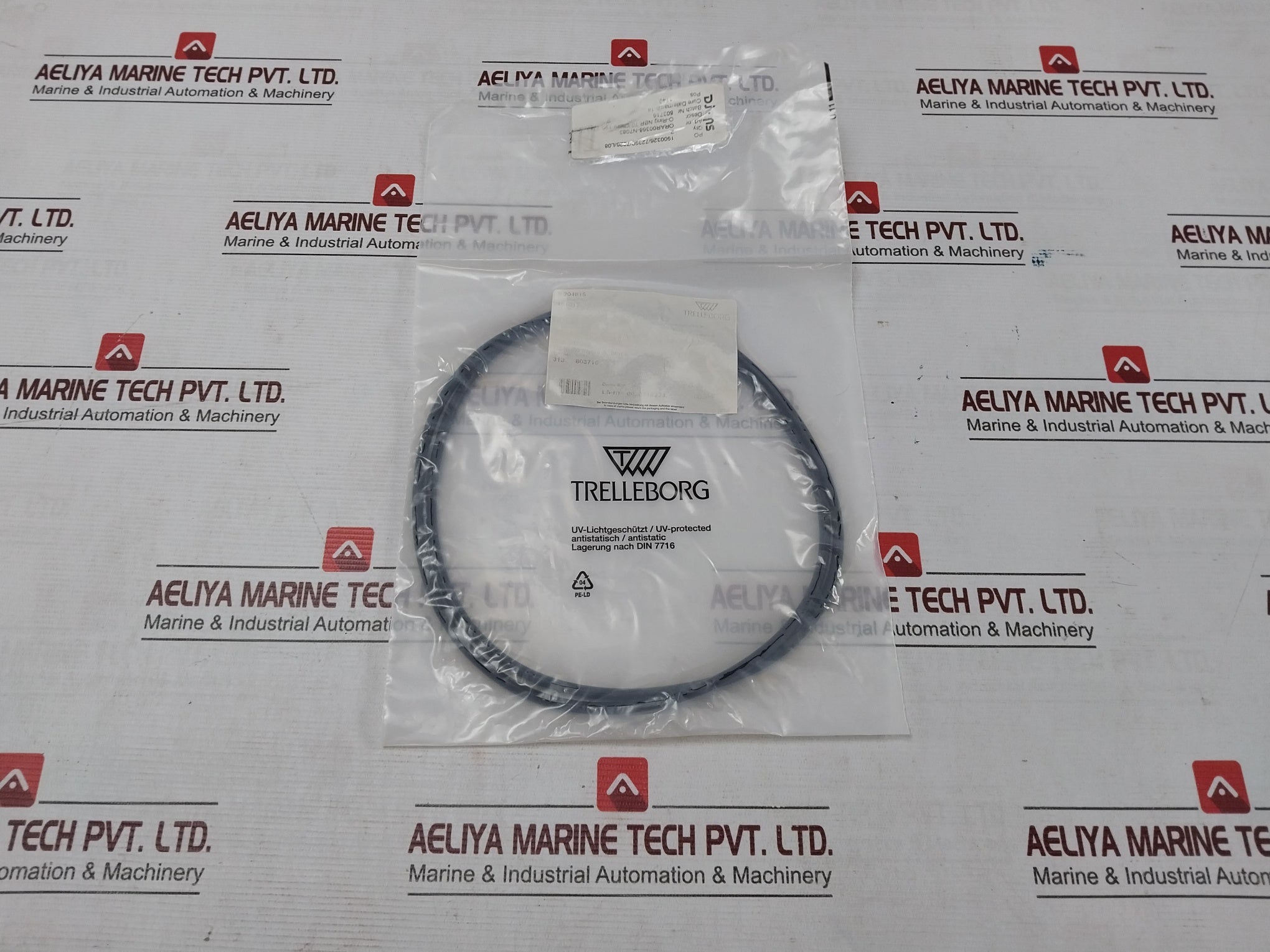 Lot Of 2X Trelleborg Orar00368-n7083 O-ring Nbr 70 Shore A Black 196 22 X 5