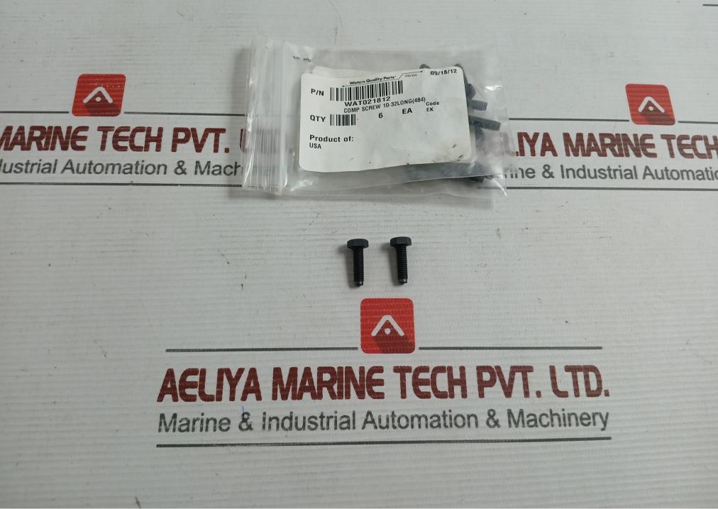 Lot Of 2X New Condition Waters Wat021812 Compression Screw