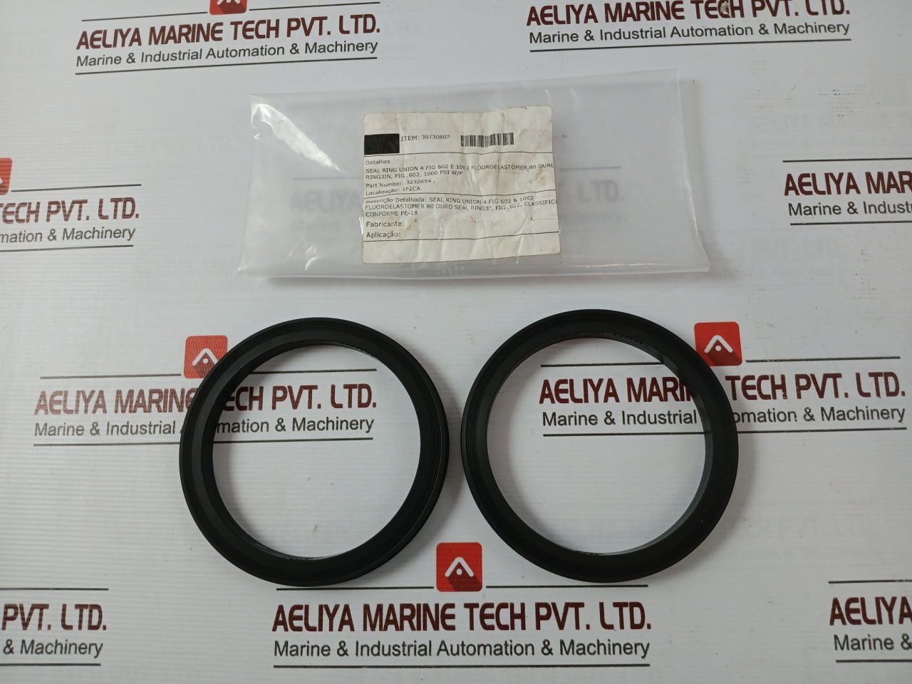 Lot of 2X WECO 3232654 Fluoroelastomer Seal Ring Union 4 FIG 602