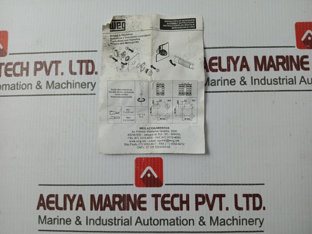 Lot Of 2X Weg Push Buttons And Signaling