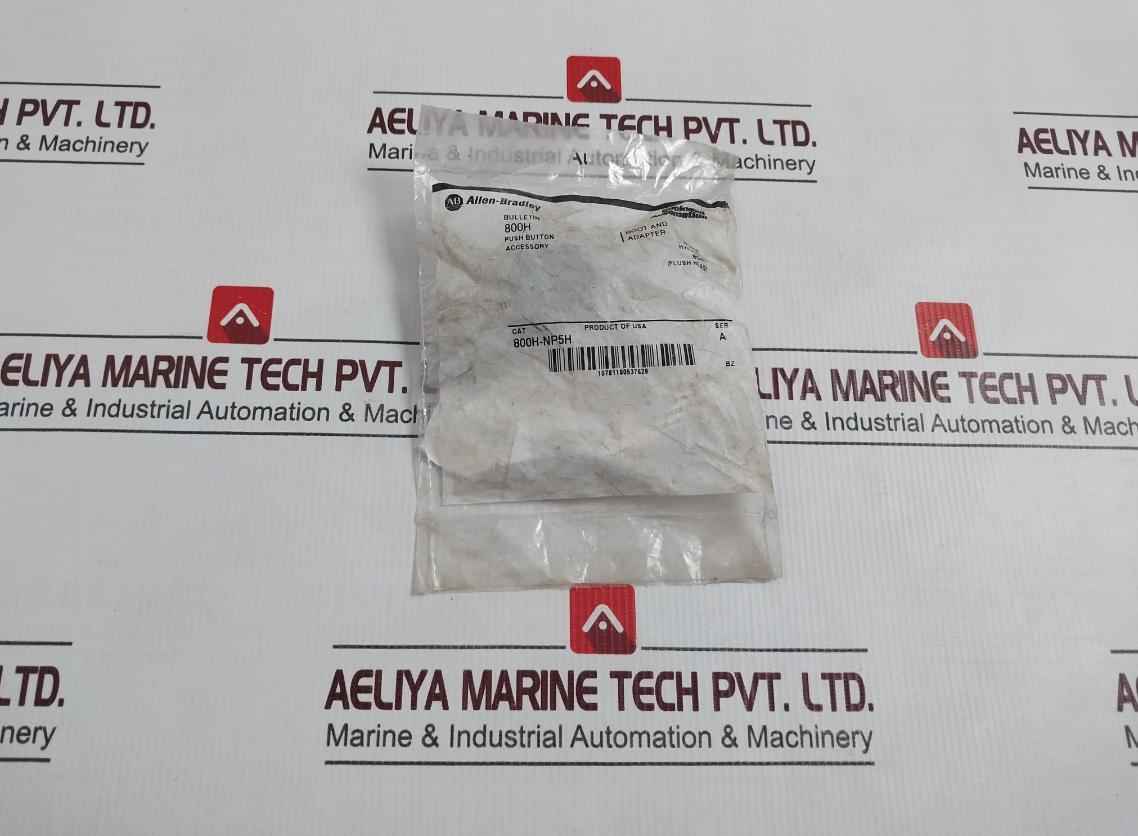 Lot Of 2X ALLEN-BRADLEY 800H-NP5H Boot and Adapter For Push Button