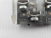 Lot of 2X ALLEN-BRADLEY 800T-XA Contact Block Series D