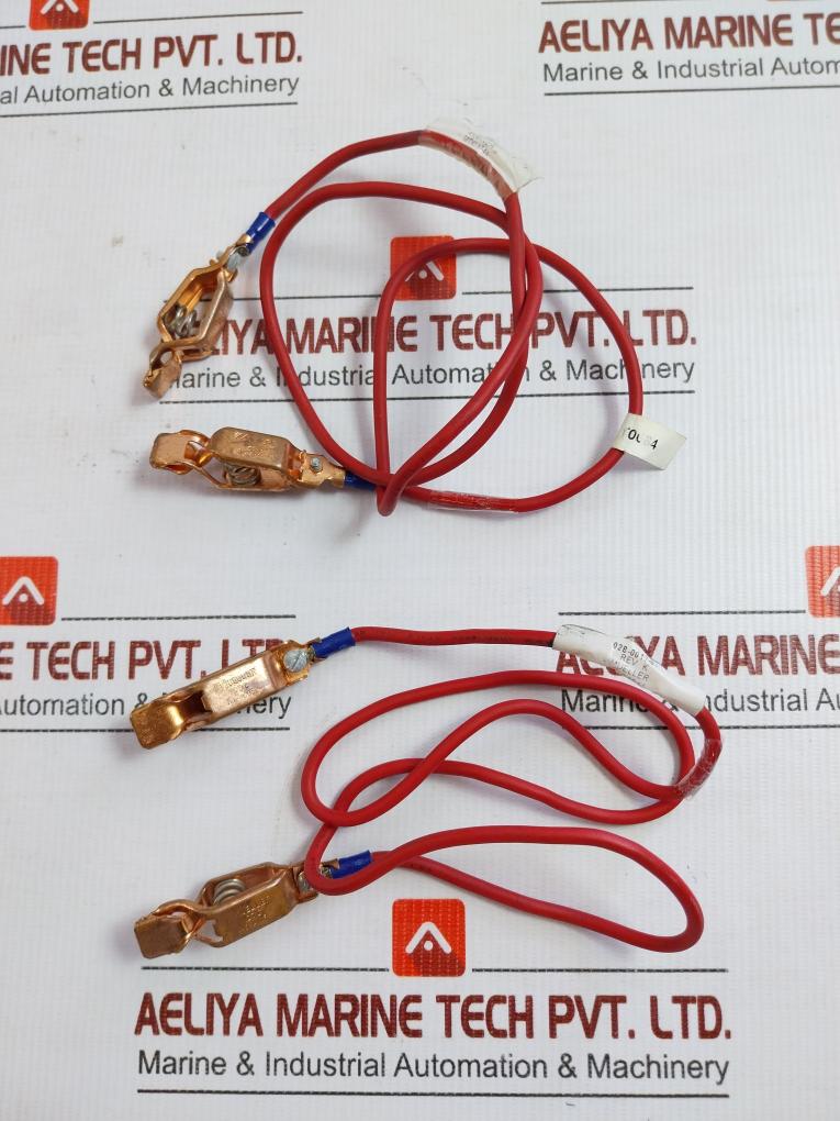 Lot Of 2x Crimp Terminal Jumper Cable By Mueller 27c 40-Amp